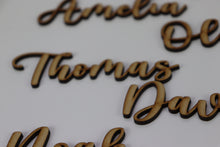 Load image into Gallery viewer, Personalised Wedding Name Signs - Guest name cut out
